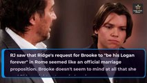 Bold and the Beautiful Brooke and Taylor Never Imagined Ridge Would Do Something