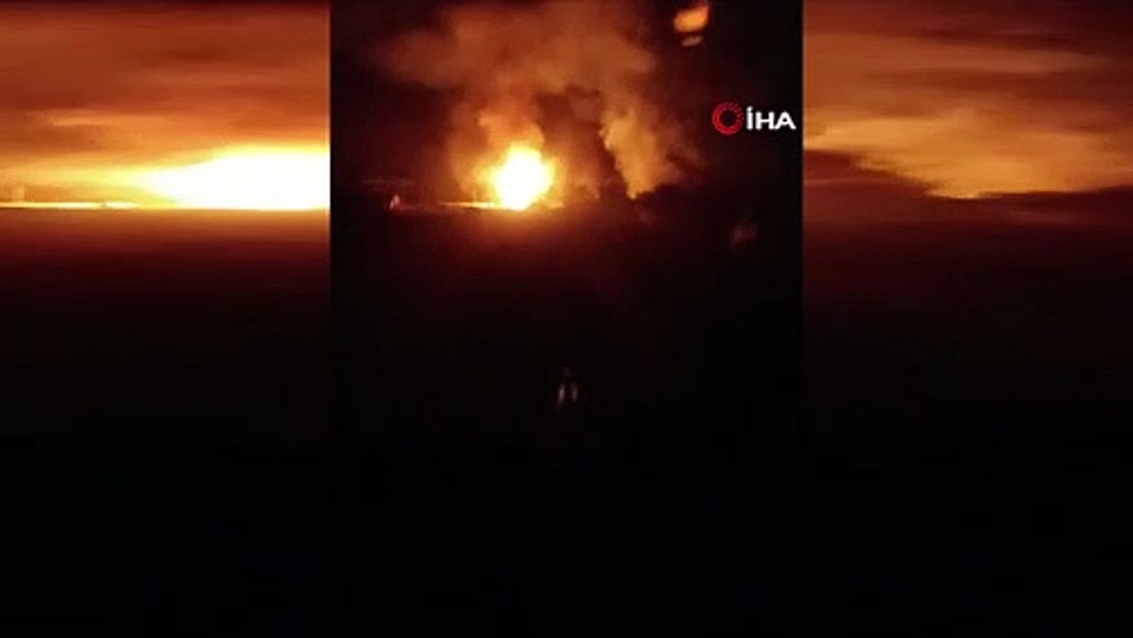 Osmangazi'de televizyon ve radyo vericilerinin bulunduğu kırsal alanda orman yangını