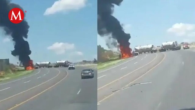 Narco bloqueos y violencia en Jalisco: Incendios y robos de vehículos en los Altos Norte