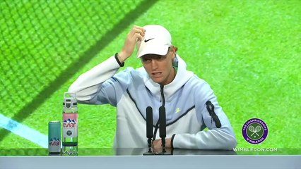 Wimbledon 2023 - Jannik Sinner : "Things will change quickly with Carlos Alcaraz, but I'm still young and happy."