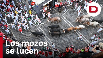 Los Jandilla cumplen con un encierro rápido y limpio en San Fermín