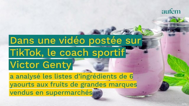 Ce yaourt aux fruits de supermarché est le meilleur pour la santé, selon un coach sportif