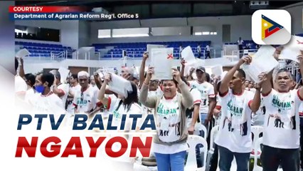DAR, namahagi ng mahigit 1,700 titulo para sa mga benepisyaryong magsasaka sa Bicol Region