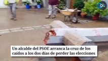 Barrado, el pueblo de Cáceres donde el PSOE derribó una cruz tras perder el 28M