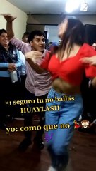 "Lo llevo en la sangre": Joven es retada a bailar huaylas y sorprende con sus singulares pasos