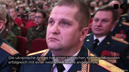 Ukraine zerstört russischen Kommandoposten mit britischer