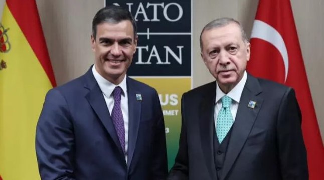 Cumhurbaşkanı Erdoğan, İspanya Başbakanı Sanchez ile görüştü