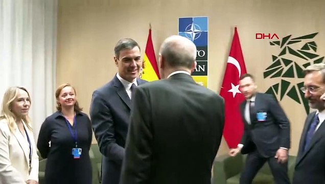 Cumhurbaşkanı Erdoğan, İspanya Başbakanı Sanchez ile görüştü