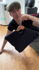 Suspendre un pull ou un sweat à un cintre sans l’abîmer