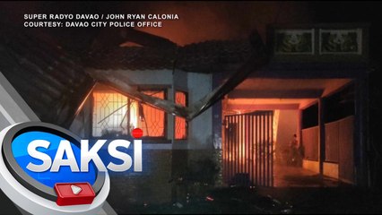 Bahay, nasunog matapos tamaan umano ng kidlat | Saksi