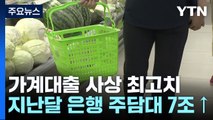 지난달 가계대출 사상 최고치...주담대만 7조 증가 / YTN