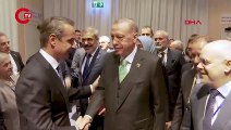 Cumhurbaşkanı Erdoğan, Yunanistan Başbakanı Miçotakis ile görüştü