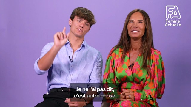 FEMME ACTUELLE - L'interview Maman de Nathalie Marquay-Pernaut et son fils cadet Tom Pernaut