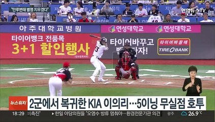 KIA 이의리 "'만루변태' 별명 지우고 싶어요"