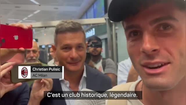 AC Milan - Pulisic à son arrivée : C'est un club historique et légendaire