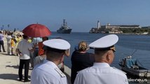 Una nave militare russa ? arrivata nel porto dell'Avana