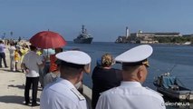 Una nave militare russa ? arrivata nel porto dell'Avana