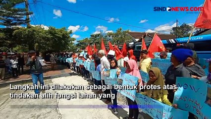Puluhan Petani Lereng Gunung Kelud Unjuk Rasa, Ini Alasannya