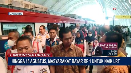 Uji Coba Terbatas LRT Rp 1 Resmi Dibuka Hari Ini, Kuota Hanya 600 Orang per Harinya!