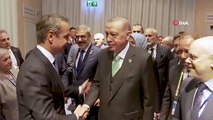 Cumhurbaşkanı Erdoğan, Yunanistan Başbakanı Miçotakis ile görüştü