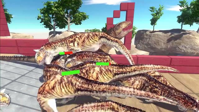 Dinosaurs VS Mutant Primates - Who Can Hunt More Carnotaurus - Animal Revolt Battle Simulator