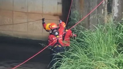 집중호우 부산 하천 실종 60대 이틀째 수색 중 / YTN