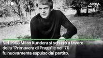 E' morto lo scrittore ceco Milan Kundera