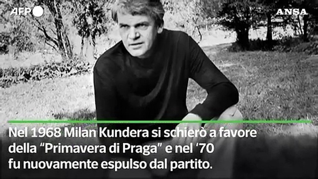 E' morto lo scrittore ceco Milan Kundera