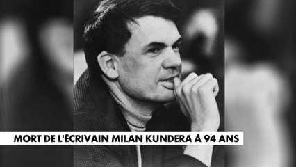L'écrivain Milan Kundera est mort à l'âge de 94 ans