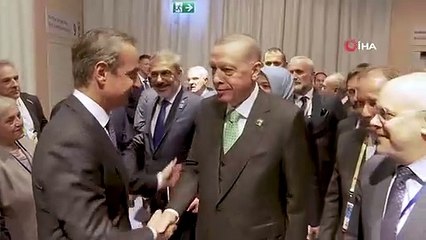 Le président Erdoğan a rencontré le Premier ministre grec Mitsotakis