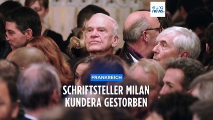 "Die unerträgliche Leichtigkeit des Seins"- Autor Milan Kundera ist tot