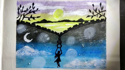 Oil pastel drawing|drawing|sketch|picture|.