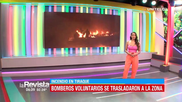 Bomberos intentan controlar incendio forestal desde el martes