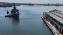Una nave militare russa è arrivata nel porto dell'Avana