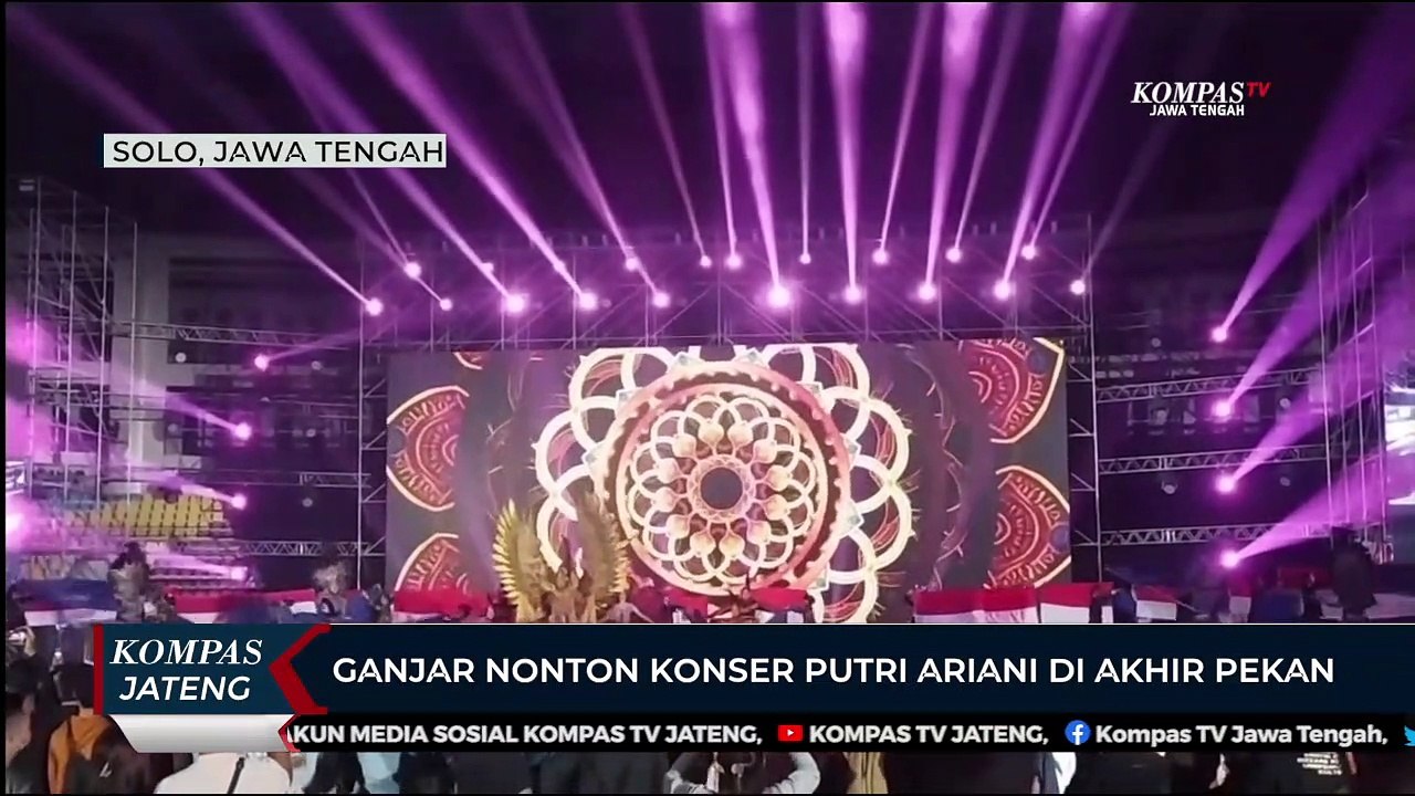 Ganjar Nonton Konser Putri Ariani di Akhir Pekan