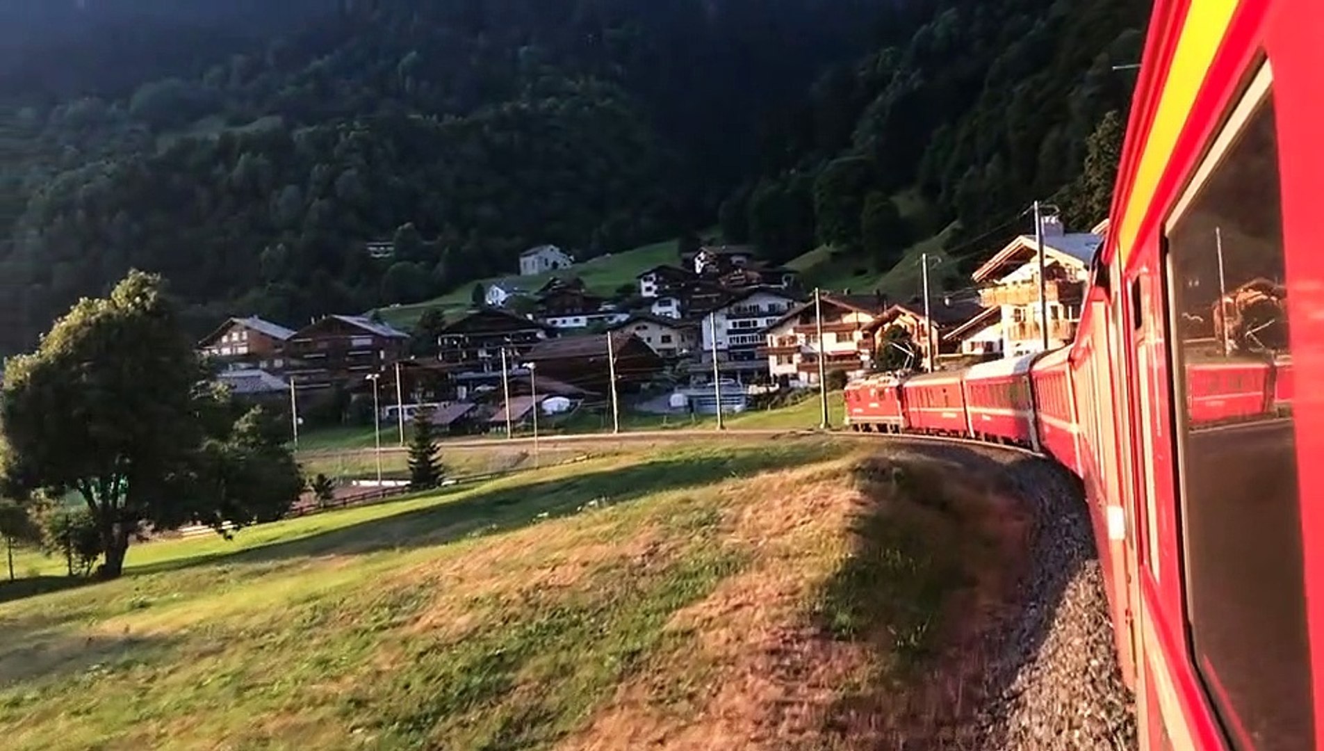 Train travel video