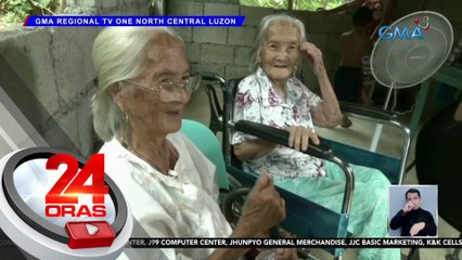 Gulay, exercise, pagmamahal at iwas-poot, susi sa mahaba't masayang buhay ng 90-anyos na kambal | 24 Oras