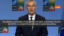 Stoltenberg: Pacchetto in tre parti per avvicinare l'Ucraina alla Nato