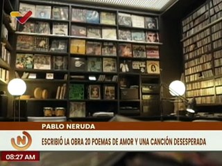 Télécharger la video: Venezuela conmemora el natalicio del poeta chileno Pablo Neruda