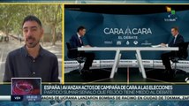 Partidos españoles realizan actos de campaña de cara a las elecciones