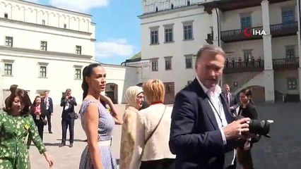 Emine Erdoğan a participé au programme de rencontre avec des enfants, des femmes et des jeunes ukrainiens en Lituanie