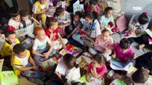 الشرقية سابقة دايما.. منزل يتحول إلى مكتبة في قرية مصرية تعج بأطفال شغوفة بالقراءة