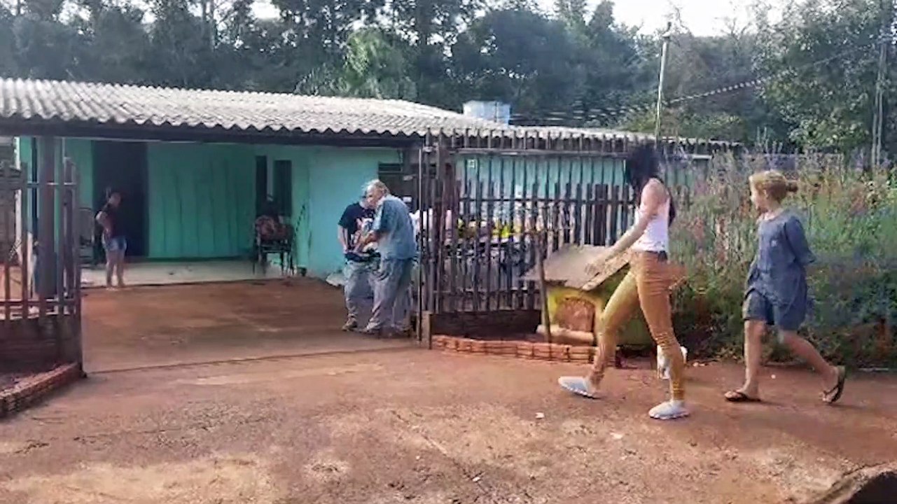 Idoso de 78 anos quebra a perna ao cair de escada no Bairro Cataratas
