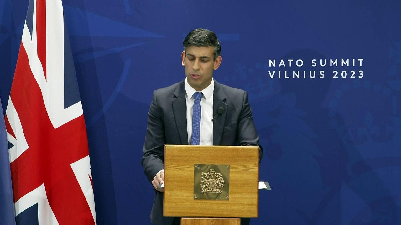 Rishi Sunak: ‘Ukraine’s future is in NATO’