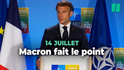 Download Video: Interview, émeutes... Emmanuel Macron fait le point avant le 14 juillet