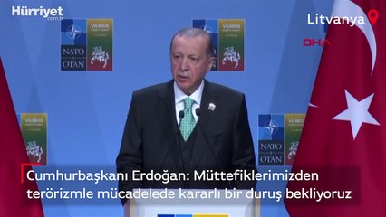 Cumhurbaşkanı Erdoğan, Nato zirvesinde önemli açıklamalarda bulundu