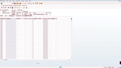 SD Create Condition Records