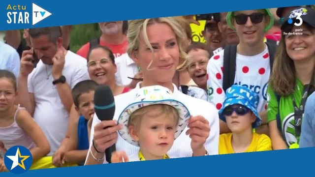 VIDEO Marion Rousse : Première apparition télé pour son petit Nino sur le Tour de France, déjà très