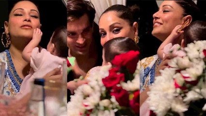 Descargar video: Bipasha Basu-Karan Singh Grover की Dinner Date पर बेटी Devi ने ऐसे किया परेशान, Adorable Video Viral