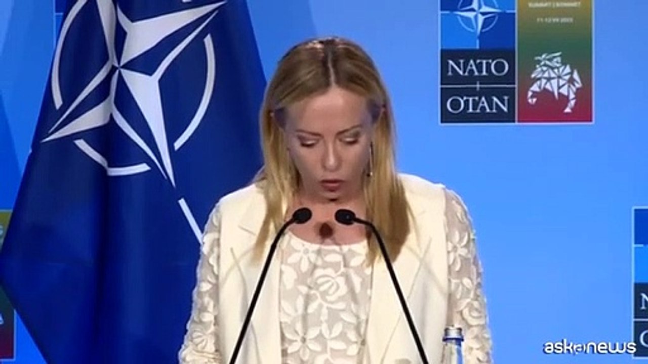 Meloni: dal vertice di Vilnius ribadita l'unit? della Nato